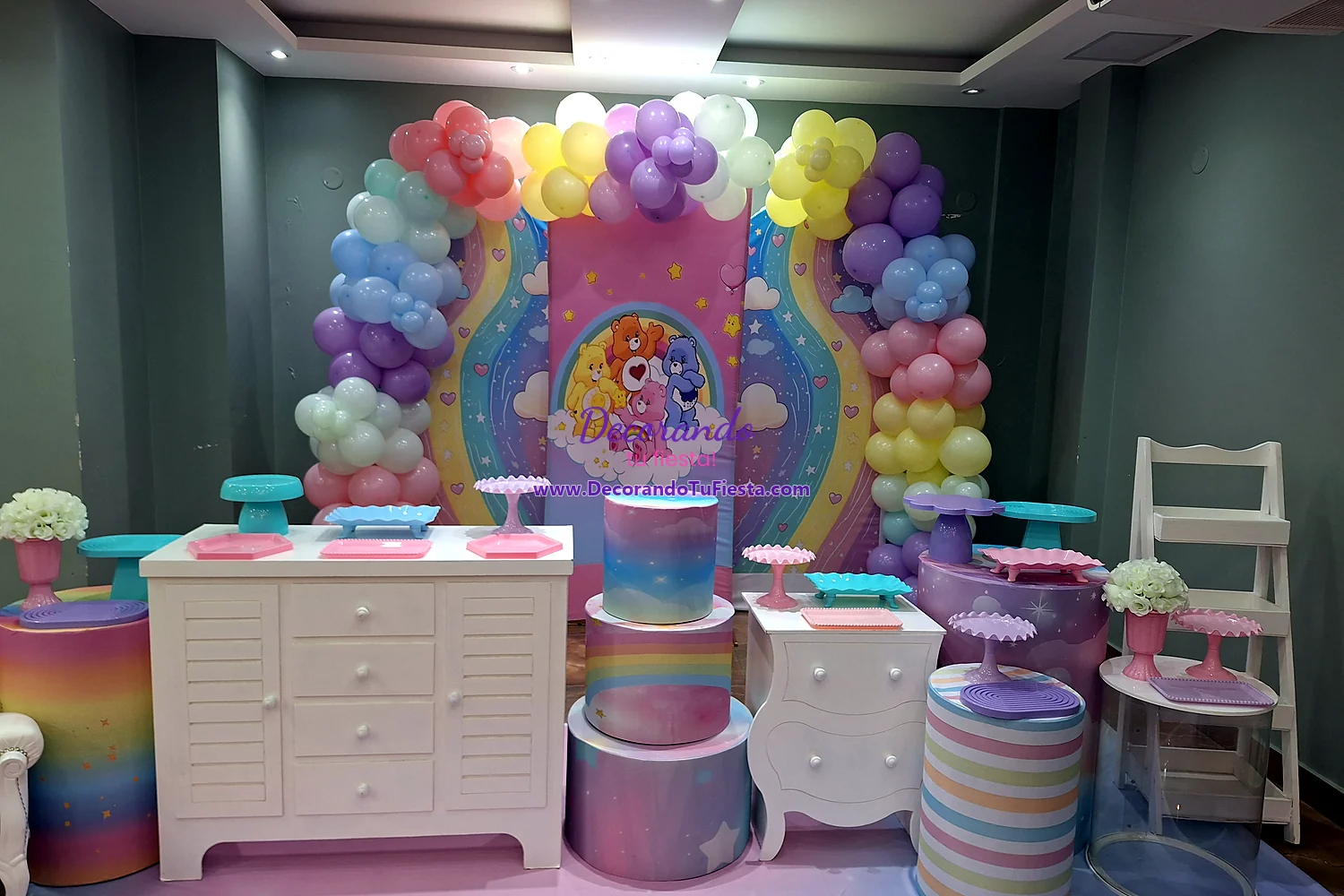 Vista principal de cumpleaños de Ositos Cariñositos